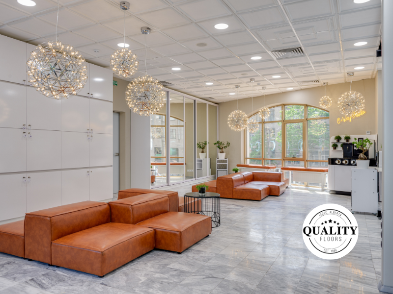 Learn more about the commercial flooring installation service provided by Quality Floor Coverings Ltd. in Leduc, AB today