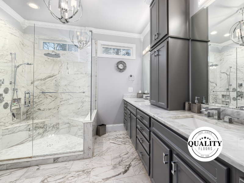 Learn more about the bathroom remodeling service provided by Quality Floor Covering Ltd. in Leduc, AB today