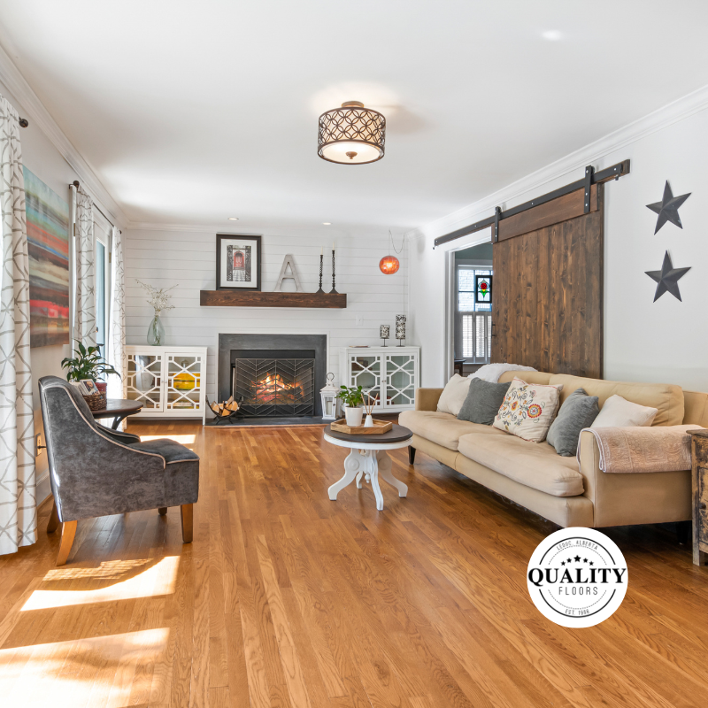 Residential flooring at Quality Floor Coverings Ltd. in Leduc, AB