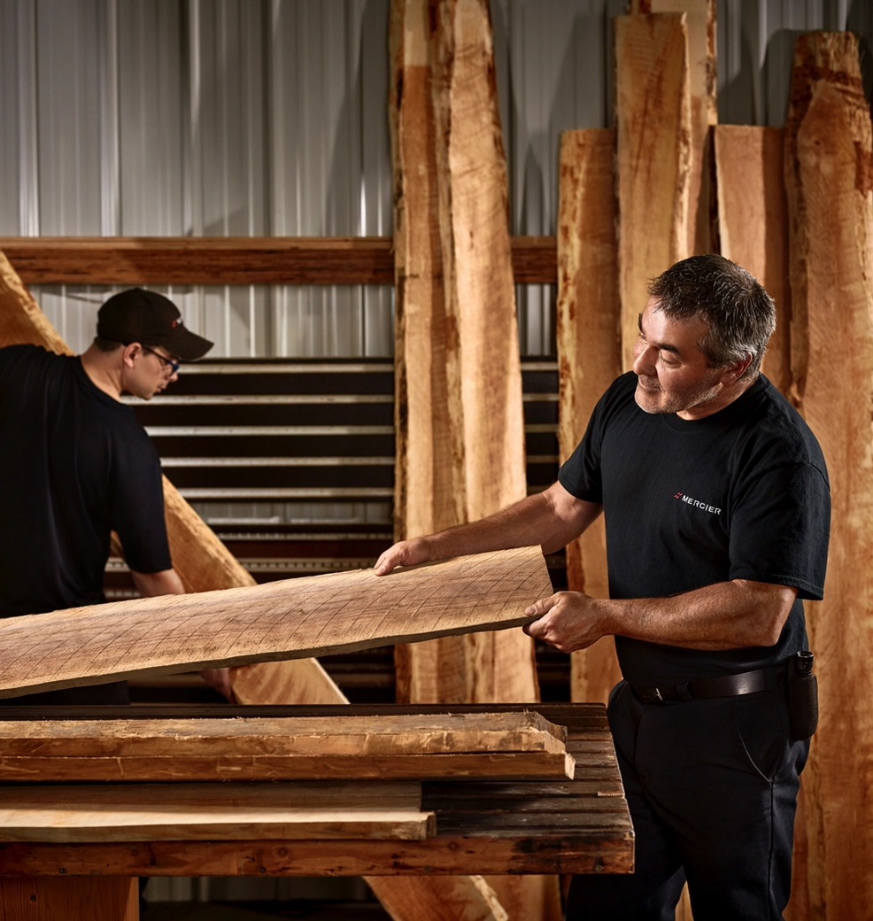 Mercier Canadian Flooring Product Quality Inspection at Quality Floor Coverings Leduc