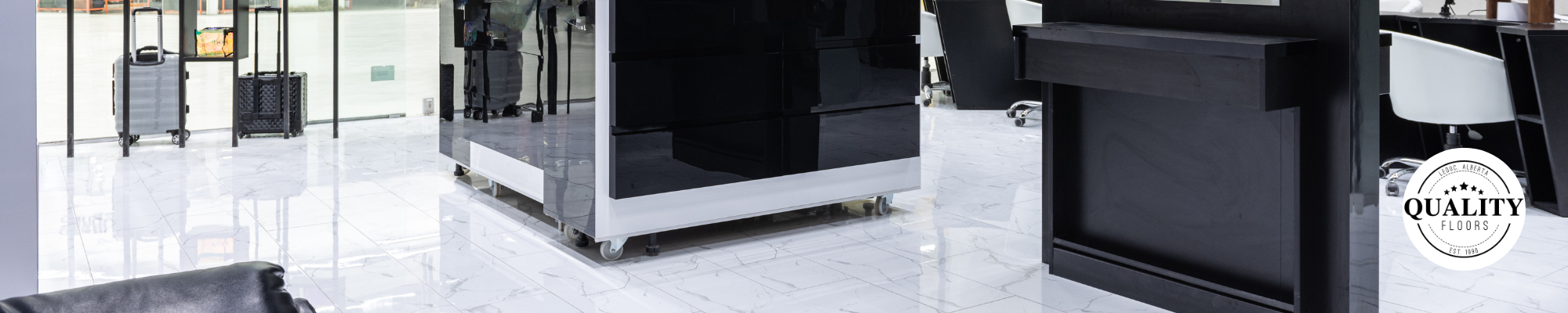 Commercial Flooring Installation services from Quality Floor Coverings in the Leduc, AB area - stop by our showroom to learn more today!