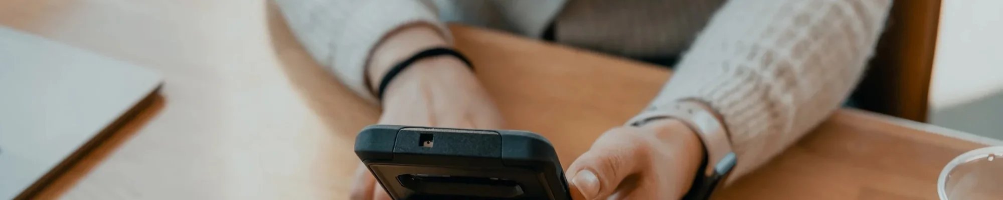 Using mobile phone to apply for Flooring Financing in Leduc, AB